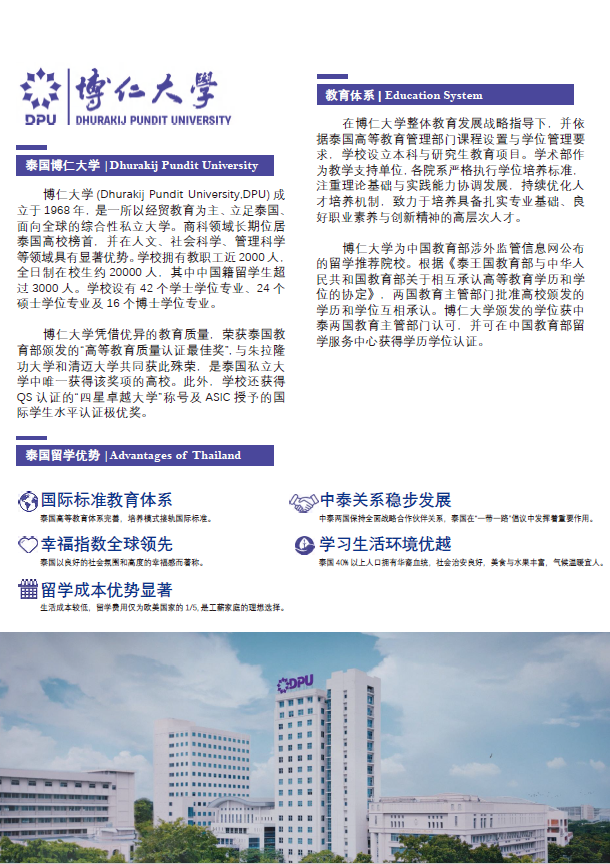 博仁大学信息技术硕士招生简章