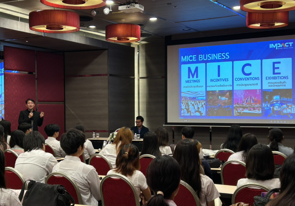 DPU文学院带领学生参访“IMPACT蒙通他尼”，深入了解MICE产业，以实践体验提升国际化发展能力——践行校长达丽卡·拉塔披帕博士教育理念